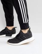 Adidas Originals Nmd R2 Primeknit Sneakers In Black By9696 - Black