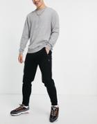 Polo Ralph Lauren Icon Logo Cuffed Sweatpants In Black
