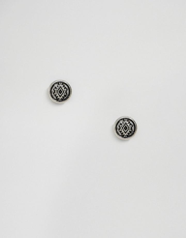 Classics 77 Silver Stud Earrings - Silver