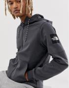 The North Face Fine 2 Full Zip Hoodie In Gray - Gray