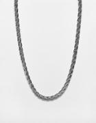 Reclaimed Vintage Inspired Unisex Everyday Chain Necklace In Silver-gold