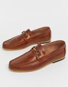 River Island Snaffle Loafers In Tan