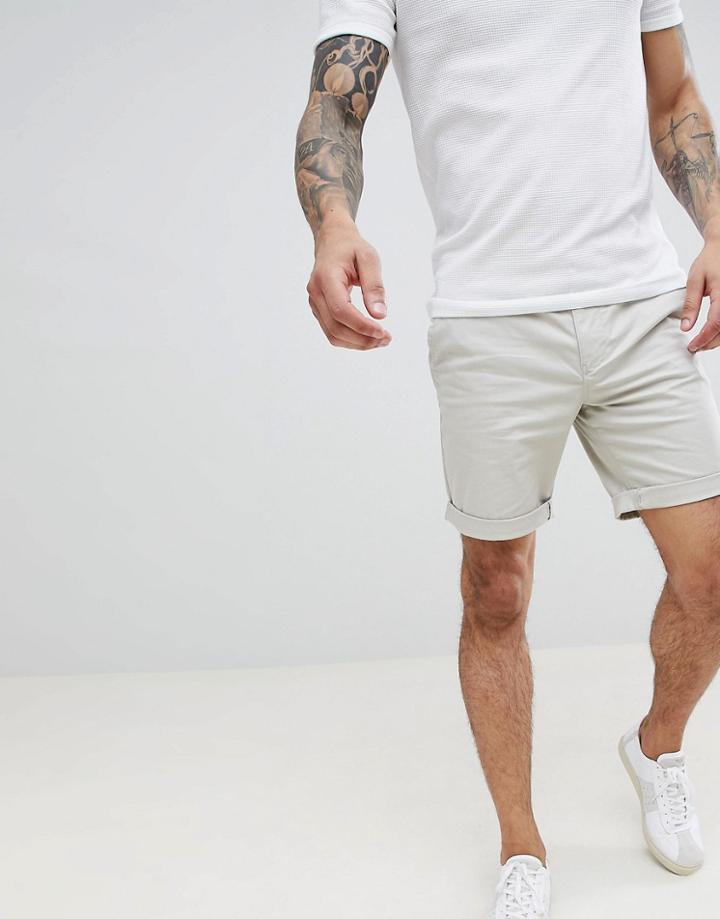 Selected Homme Chino Short - Stone