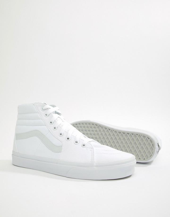 Vans Sk8-hi Sneakers In White