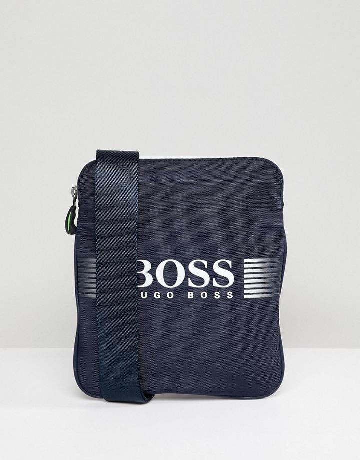 Boss Pixel Flight Bag In Navy - Navy