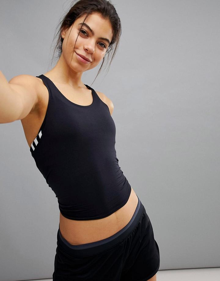 Adidas Training Knot Tank In Black - Black