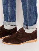 Selected Homme Royce Suede Desert Shoes - Brown
