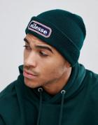 Ellesse Heyro Bar Logo Beanie In Green - Green