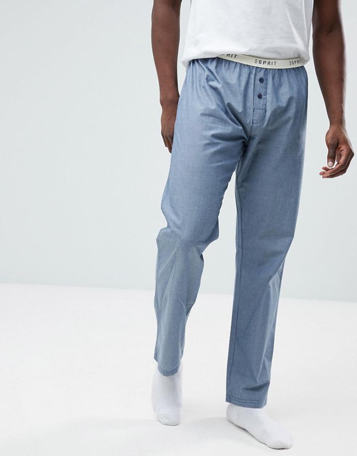 Esprit Woven Lounge Pant - Blue