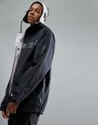 Armada Renard Soft Shell Ski Jacket Hooded 4 Way Stretch In Black - Black