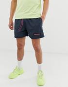 Night Addict Navy Running Shorts - Multi