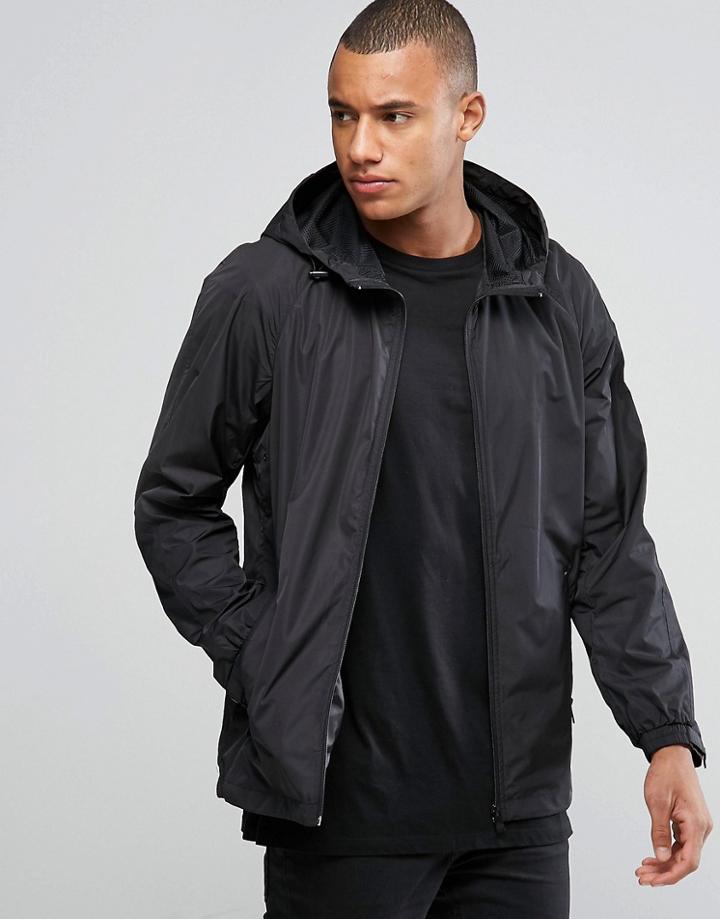 Only & Sons Lightweight Hooded Jacket - Black
