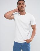 Jack & Jones Raised Textured T-shirt - Cream
