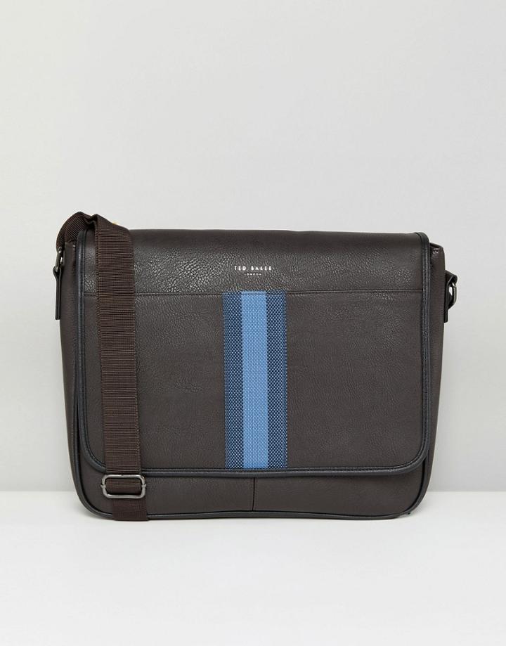 Ted Baker Needles Webbing Messenger Bag - Brown