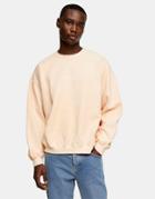 Topman Arizona Print Sweatshirt In Peach-orange