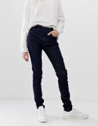 Kings Of Indigo Organic Cotton Juno High Rise Super Slim Jean In Raw Wash - Blue