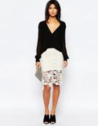 Pussycat London Crochet Skirt - Cream