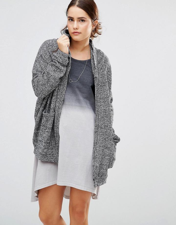 Uncivilised Jefferson Hooded Cardigan - Gray