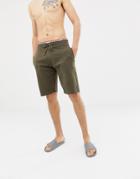 Moschino Cotton Fleece Lounge Shorts - Green