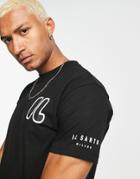 Il Sarto Oversized T-shirt In Black - Part Of A Set