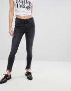 Vero Moda Destroyed Skinny Jeans - Gray