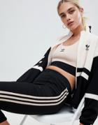 Adidas Originals Aa-42 Cuffed Sweatpants In Black And Beige