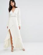 The Jetset Diaries Empire Maxi Dress - Cream