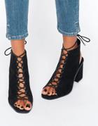 Asos Tozo Lace Up Sandals - Black