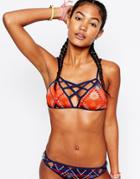 Bikini Lab Wanna Have Sun Bralette Bikini Top - Multi