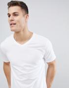 Next V-neck T-shirt In White - White