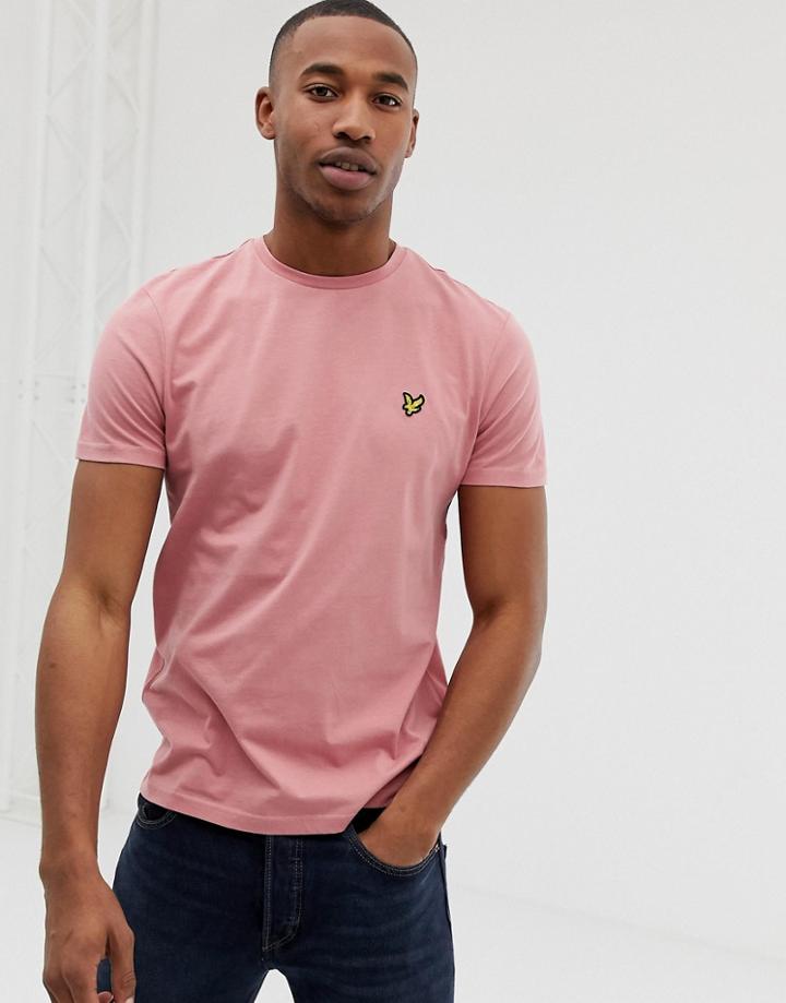 Lyle & Scott Logo T-shirt In Pink - Pink