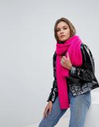 Oasis Cable Knit Scarf - Pink