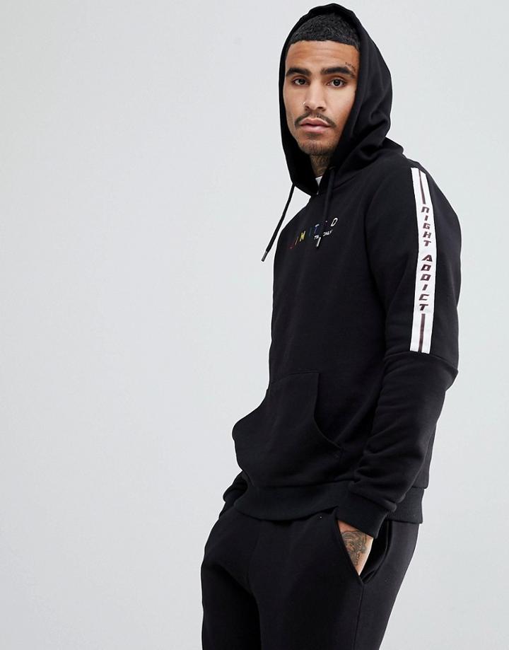 Night Addict Limited Time Only Hoodie - Black