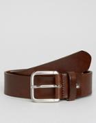 Royal Republiq Limit Belt In Leather - Brown
