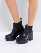 Vagabond Dioon Black Leather Chelsea Boots - Black