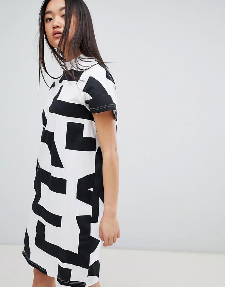 Cheap Monday Mega Text Smash Dress - Multi