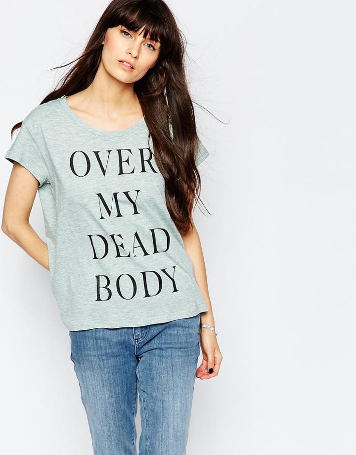 Cheap Monday Have T-shirt - Mint Melange
