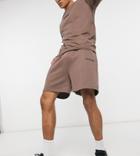 Sixth June Essential Shorts In Brown Exclusive At Asos