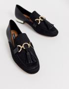 River Island Loafers With Tassel Detail In Black