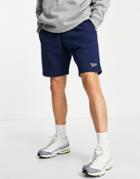 Reebok Classics Vector Shorts In Collegiate Navy