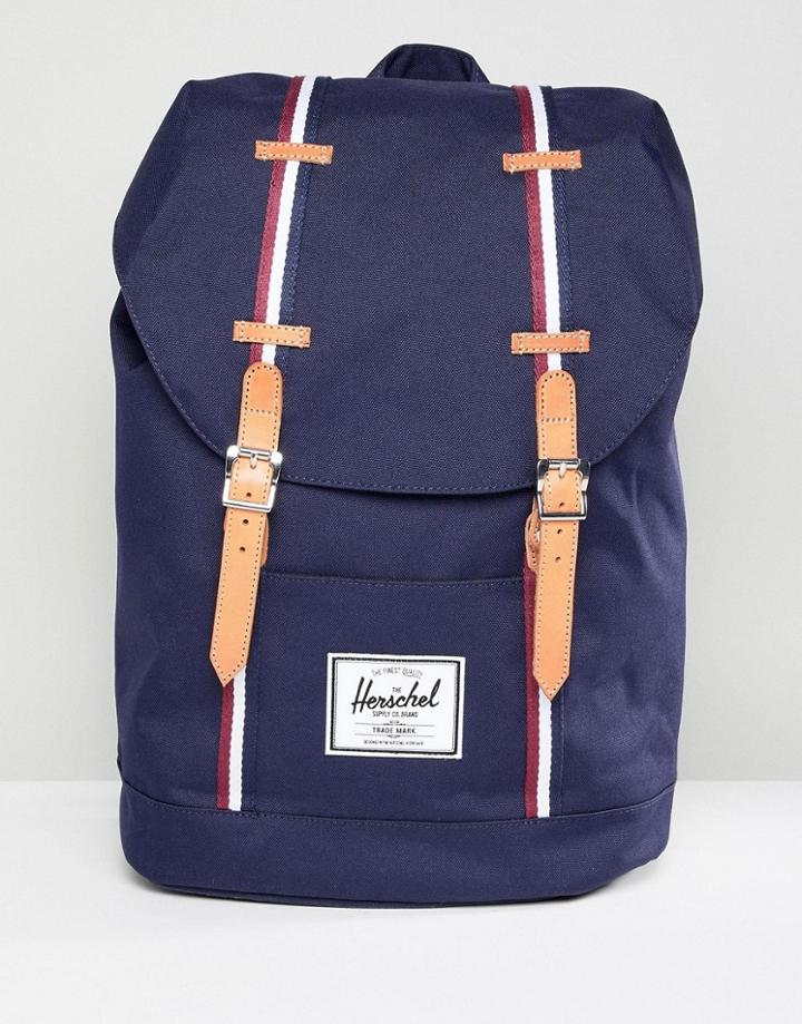 Herschel Supply Co Retreat Offset Backpack 19.5l - Navy