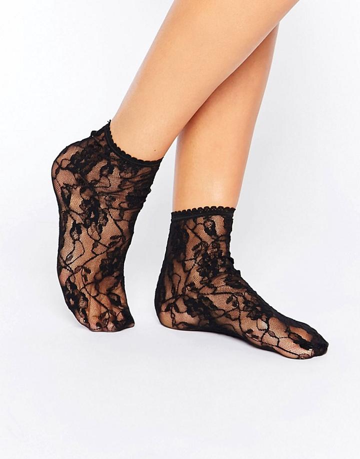 Jonathan Aston Sweet Roses Anklets - Black