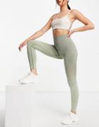 Love & Other Things Gym Seamless Leggings In Green