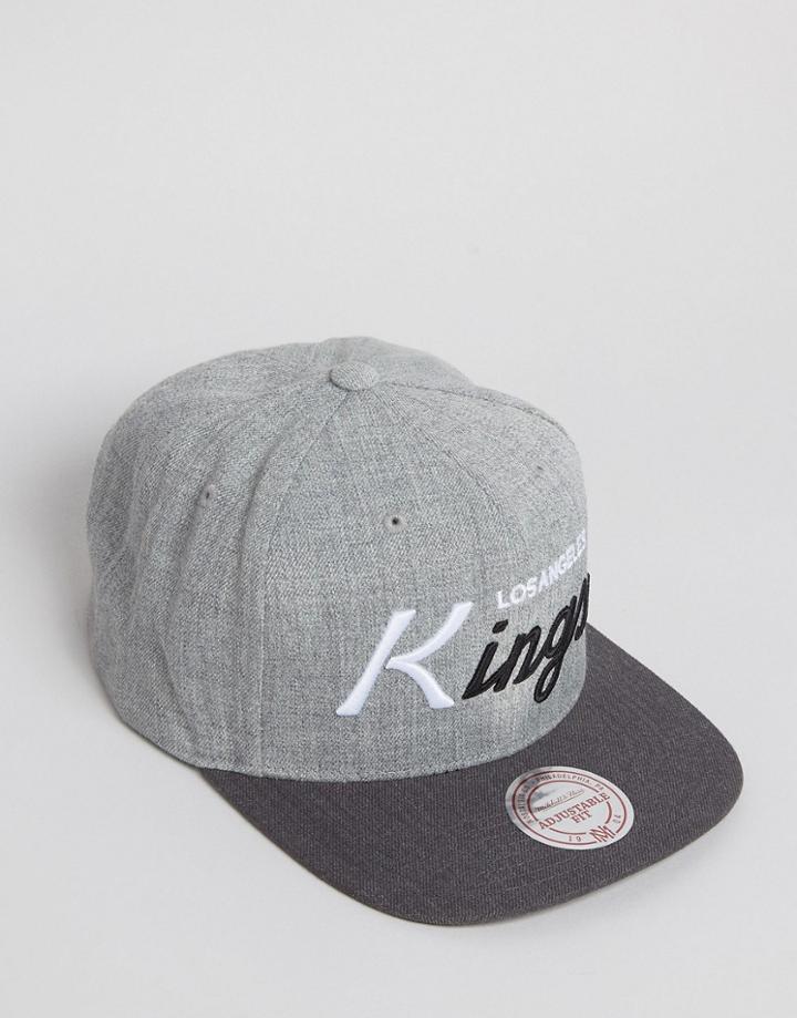 Mitchell & Ness Snapback Cap Tri Pop La Kings - Gray