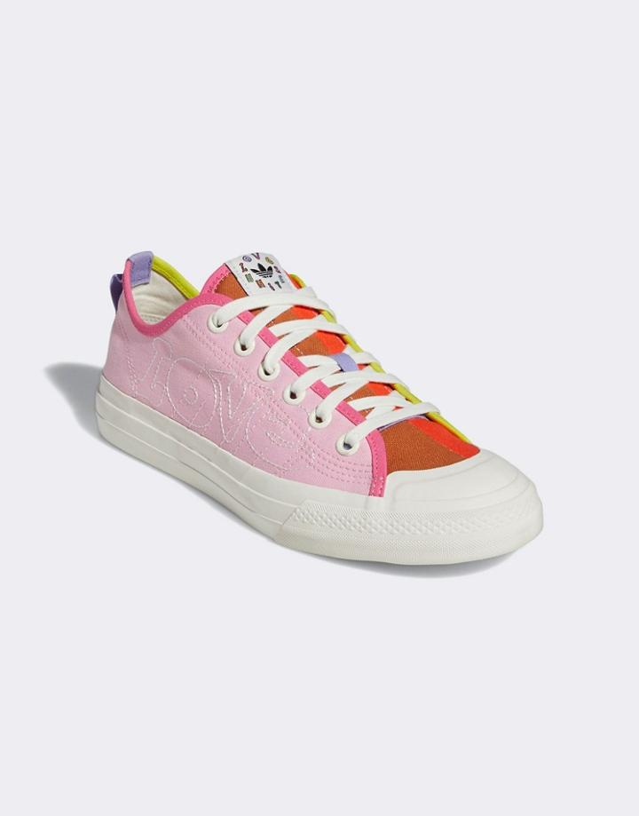 Adidas Orginals Pride Nizza Sneakers In Multi