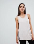 Blanc Noir Sunrise Tank - Gray