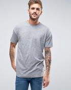 Only & Sons T-shirt With Drop Shoulder - Gray