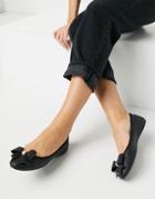 Ted Baker Sualy Ballet Pump Shoe In Black