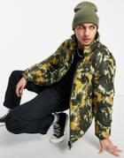 Dickies Crafted Jacket In Camo-green