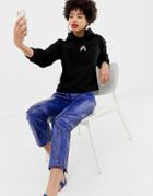 Na-kd Pu Pants With Snake Print In Blue - Blue